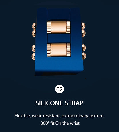 Montre Homme Luxe LIGE LG8908 Avec Logo Personnalisé Chronographe Luminescent Boîte Cadeau Bracelet En Caoutchouc Et Acier Inoxydable