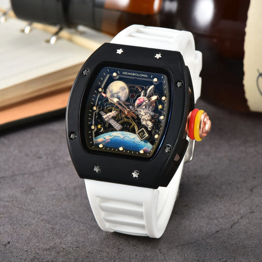 Montre Futuriste Design Spatial – Cadran Artistique Unique & Style Moderne 🚀