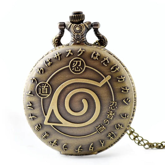 VELTOR Montre de Poche Uzumaki – Style Vintage Anime Naruto