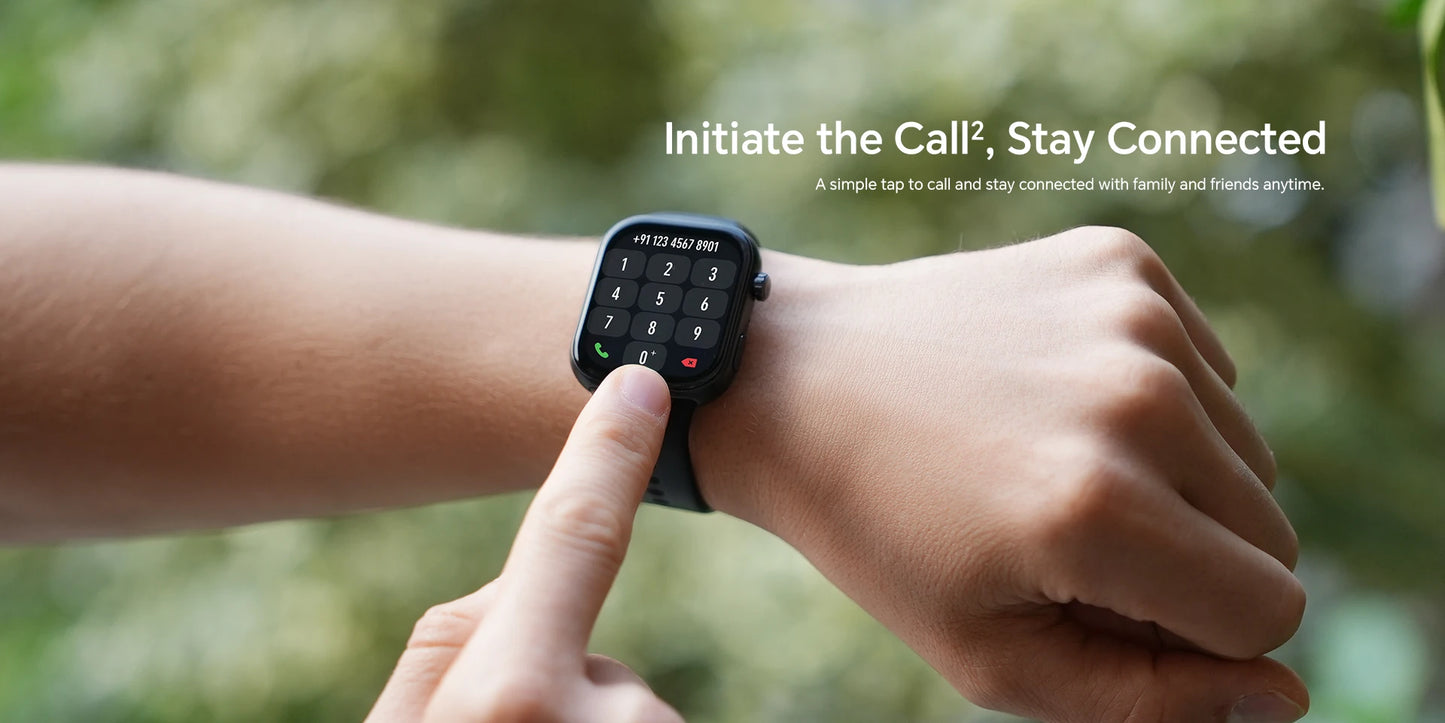 Global Version HONOR CHOICE InFoWear Watch 2i Smartwatch Écran AMOLED 1,85 pouces Surveillance de la santé tout au long de la journée Bluetooth Appel