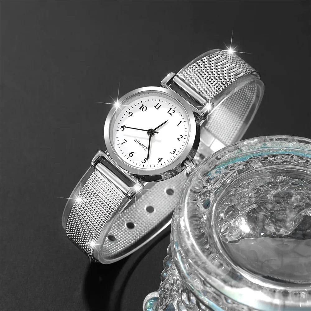 Montres pour Femme de mode Bracelet décontracté montres ensemble dames Simple cadran Quartz montres robe horloge Montre Femme