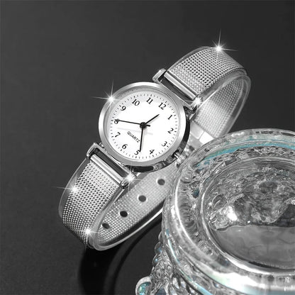 Montres pour Femme de mode Bracelet décontracté montres ensemble dames Simple cadran Quartz montres robe horloge Montre Femme