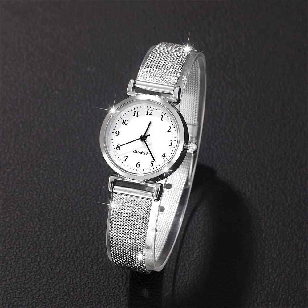 Montres pour Femme de mode Bracelet décontracté montres ensemble dames Simple cadran Quartz montres robe horloge Montre Femme