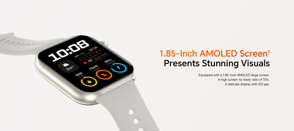 Global Version HONOR CHOICE InFoWear Watch 2i Smartwatch Écran AMOLED 1,85 pouces Surveillance de la santé tout au long de la journée Bluetooth Appel