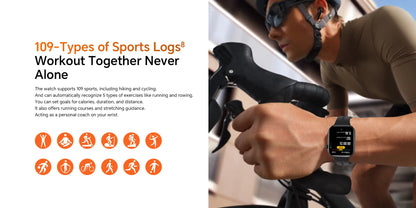 Global Version HONOR CHOICE InFoWear Watch 2i Smartwatch Écran AMOLED 1,85 pouces Surveillance de la santé tout au long de la journée Bluetooth Appel