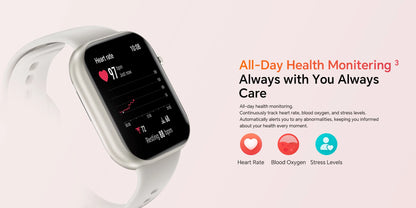 Global Version HONOR CHOICE InFoWear Watch 2i Smartwatch Écran AMOLED 1,85 pouces Surveillance de la santé tout au long de la journée Bluetooth Appel