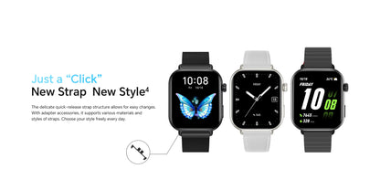 Global Version HONOR CHOICE InFoWear Watch 2i Smartwatch Écran AMOLED 1,85 pouces Surveillance de la santé tout au long de la journée Bluetooth Appel